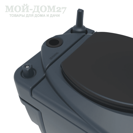 Торфяной туалет Rostok Eco 25 Графит | Мой-Дом27 | Стационарный торфяной биотуалет графитового цвета емкостью верхнего бака 20 л. и&nbsp;нижнего бака 45 л.<br>
 Отличительная черта туалета в разделении фракций в разные ёмкости. Это упрощает обслуживание туалета и избавляет от неприятного запаха в помещении.<br>
Высота сиденья: 45 см